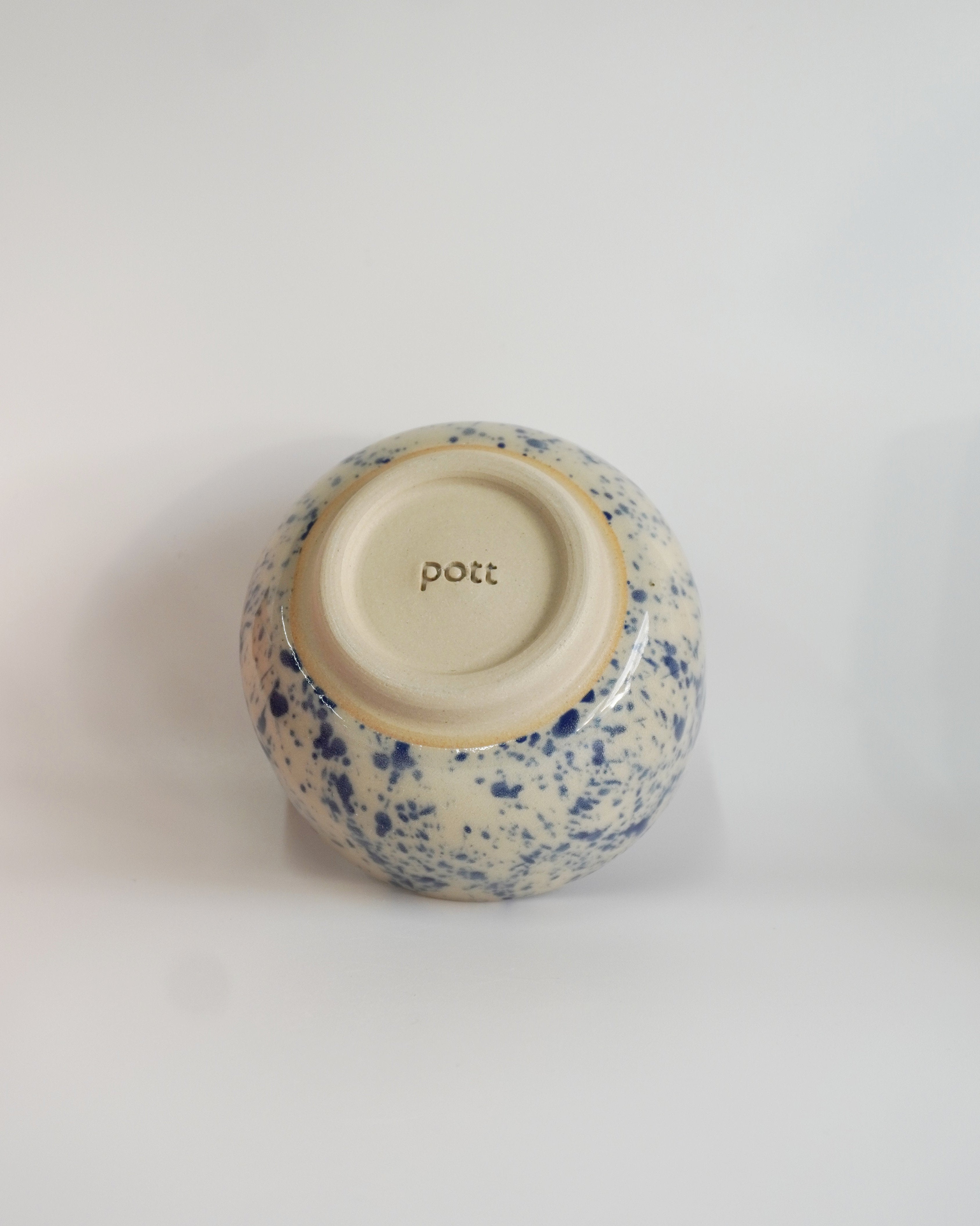KAFFEEBECHER - ROUNDED CUP - SPECKLED BLUE