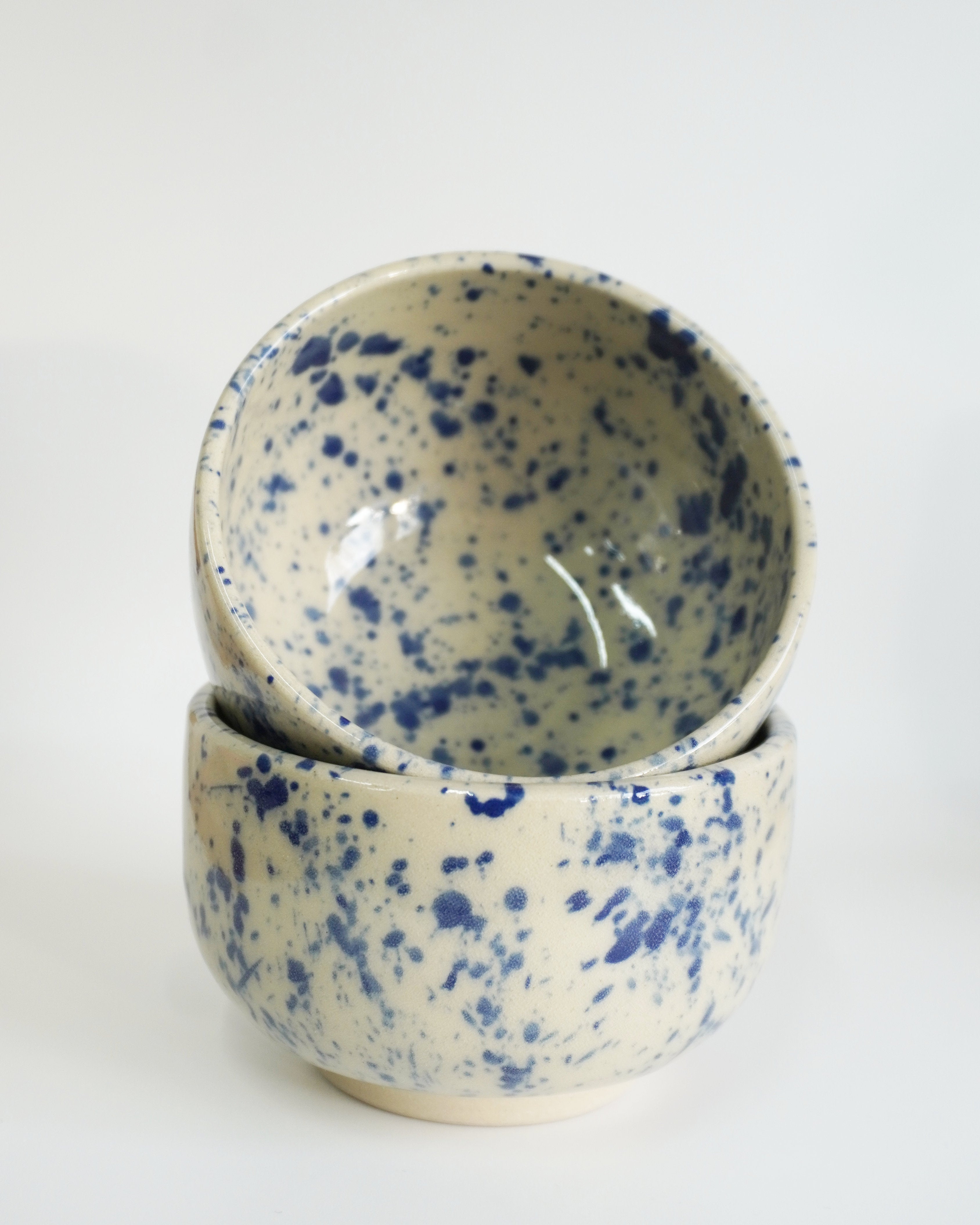 KAFFEEBECHER - ROUNDED CUP - SPECKLED BLUE